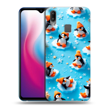 Пластиковый чехол на Vivo Y93 с принтом Новый год Пластиковый чехол на Vivo Y93 с принтом Новый год