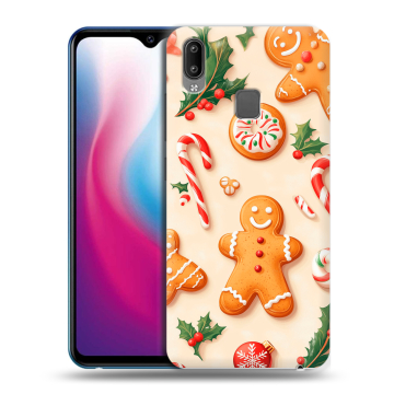 Пластиковый чехол на Vivo Y93 с принтом Новый год Пластиковый чехол на Vivo Y93 с принтом Новый год