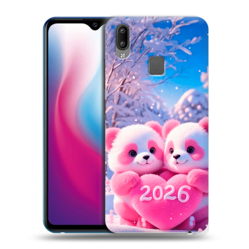 Пластиковый чехол на Vivo Y93 с принтом Новый год Пластиковый чехол на Vivo Y93 с принтом Новый год
