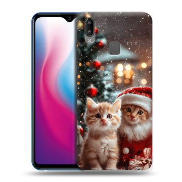 Пластиковый чехол на Vivo Y93 с принтом Новый год Пластиковый чехол на Vivo Y93 с принтом Новый год