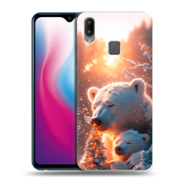 Пластиковый чехол на Vivo Y93 с принтом Новый год Пластиковый чехол на Vivo Y93 с принтом Новый год