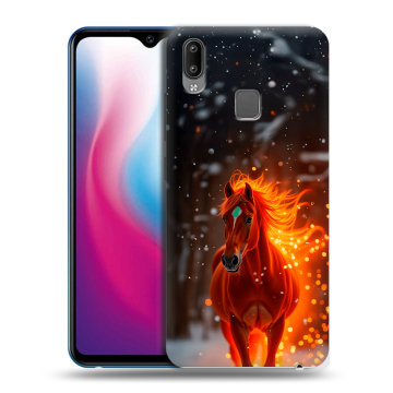Пластиковый чехол на Vivo Y93 с принтом Новый год Пластиковый чехол на Vivo Y93 с принтом Новый год
