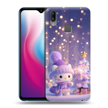 Пластиковый чехол на Vivo Y93 с принтом Новый год Пластиковый чехол на Vivo Y93 с принтом Новый год