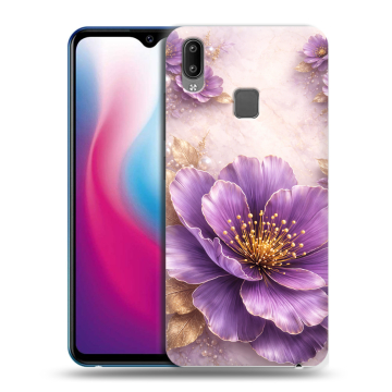 Пластиковый чехол на Vivo Y93 с принтом женский