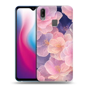 Пластиковый чехол на Vivo Y93 с принтом женский Пластиковый чехол на Vivo Y93 с принтом женский