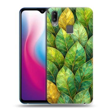 Пластиковый чехол на Vivo Y93 с принтом женский