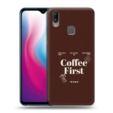 Пластиковый чехол на Vivo Y93 с принтом женский