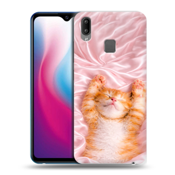 Пластиковый чехол на Vivo Y93 с принтом женский