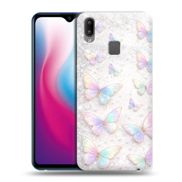 Пластиковый чехол на Vivo Y93 с принтом женский