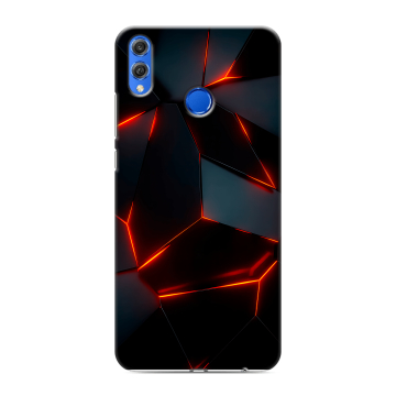 Силиконовый чехол на Huawei Honor 10 Lite с принтом Яркие абстракции Силиконовый чехол на Huawei Honor 10 Lite с принтом Яркие абстракции