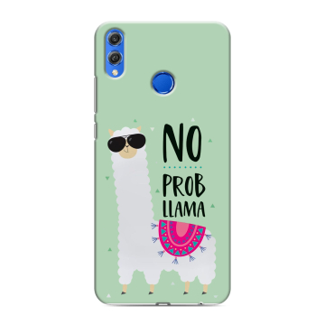 Силиконовый чехол на Huawei Honor 10 Lite с принтом Лама Силиконовый чехол на Huawei Honor 10 Lite с принтом Лама