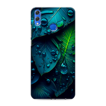 Силиконовый чехол на Huawei Honor 10 Lite с принтом Листья Силиконовый чехол на Huawei Honor 10 Lite с принтом Листья