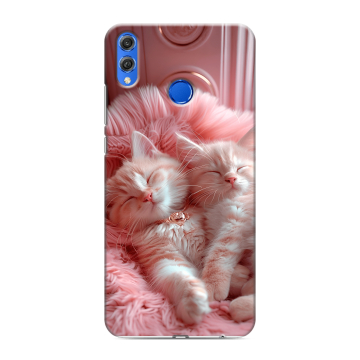 Силиконовый чехол на Huawei Honor 10 Lite с принтом котята котики Силиконовый чехол на Huawei Honor 10 Lite с принтом котята котики
