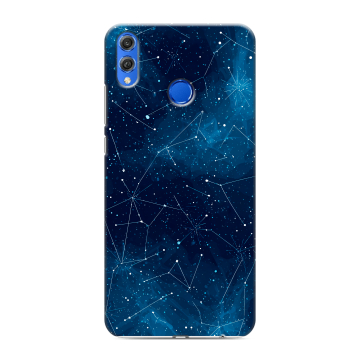 Силиконовый чехол на Huawei Honor 10 Lite с принтом Космос звезды Силиконовый чехол на Huawei Honor 10 Lite с принтом Космос звезды