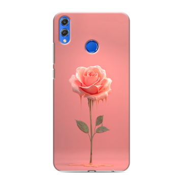 Силиконовый чехол на Huawei Honor 10 Lite с принтом Розовая роза Силиконовый чехол на Huawei Honor 10 Lite с принтом Розовая роза