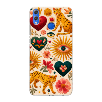 Силиконовый чехол на Huawei Honor 10 Lite с принтом Модный принт Силиконовый чехол на Huawei Honor 10 Lite с принтом Модный принт