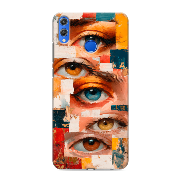 Силиконовый чехол на Huawei Honor 10 Lite с принтом Модный принт Силиконовый чехол на Huawei Honor 10 Lite с принтом Модный принт
