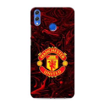 Силиконовый чехол на Huawei Honor 10 Lite с принтом Manchester United Силиконовый чехол на Huawei Honor 10 Lite с принтом Manchester United