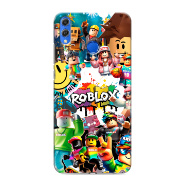 Силиконовый чехол на Huawei Honor 10 Lite с принтом Roblox Роблокс Силиконовый чехол на Huawei Honor 10 Lite с принтом Roblox Роблокс