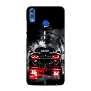 Силиконовый чехол на Huawei Honor 10 Lite с принтом BMW БМВ Силиконовый чехол на Huawei Honor 10 Lite с принтом BMW БМВ