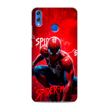 Силиконовый чехол на Huawei Honor 10 Lite с принтом Spiderman Человек паук Силиконовый чехол на Huawei Honor 10 Lite с принтом Spiderman Человек паук