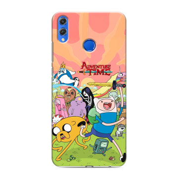 Силиконовый чехол на Huawei Honor 10 Lite с принтом Adventure time Время приключений Силиконовый чехол на Huawei Honor 10 Lite с принтом Adventure time Время приключений