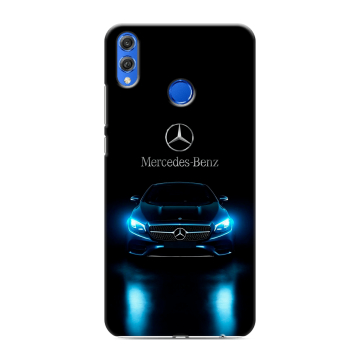 Силиконовый чехол на Huawei Honor 10 Lite с принтом Mercedes Мерседес Силиконовый чехол на Huawei Honor 10 Lite с принтом Mercedes Мерседес