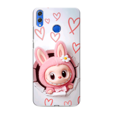 Силиконовый чехол на Huawei Honor 10 Lite с принтом Labubu Лабубу Силиконовый чехол на Huawei Honor 10 Lite с принтом Labubu Лабубу