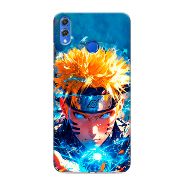 Силиконовый чехол на Huawei Honor 10 Lite с принтом Аниме Наруто Naruto