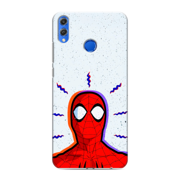 Силиконовый чехол на Huawei Honor 10 Lite с принтом Spiderman Человек паук Силиконовый чехол на Huawei Honor 10 Lite с принтом Spiderman Человек паук