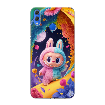 Силиконовый чехол на Huawei Honor 10 Lite с принтом Labubu Лабубу
