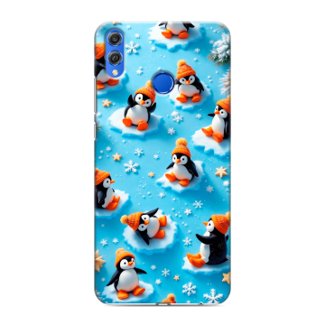Силиконовый чехол на Huawei Honor 10 Lite с принтом Новый год Силиконовый чехол на Huawei Honor 10 Lite с принтом Новый год
