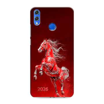 Силиконовый чехол на Huawei Honor 10 Lite с принтом Новый год Силиконовый чехол на Huawei Honor 10 Lite с принтом Новый год