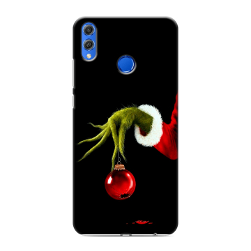 Силиконовый чехол на Huawei Honor 10 Lite с принтом Новый год Гринч Силиконовый чехол на Huawei Honor 10 Lite с принтом Новый год Гринч