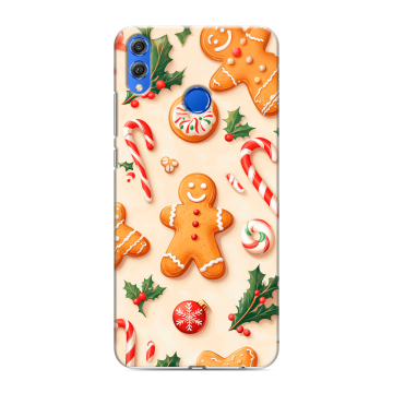 Силиконовый чехол на Huawei Honor 10 Lite с принтом Новый год Силиконовый чехол на Huawei Honor 10 Lite с принтом Новый год