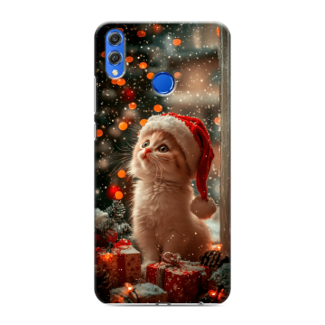 Силиконовый чехол на Huawei Honor 10 Lite с принтом Новый год Силиконовый чехол на Huawei Honor 10 Lite с принтом Новый год
