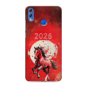 Силиконовый чехол на Huawei Honor 10 Lite с принтом Новый год Силиконовый чехол на Huawei Honor 10 Lite с принтом Новый год