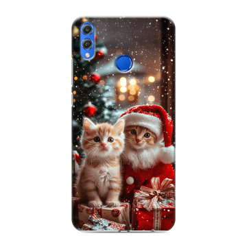 Силиконовый чехол на Huawei Honor 10 Lite с принтом Новый год Силиконовый чехол на Huawei Honor 10 Lite с принтом Новый год