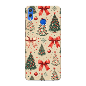 Силиконовый чехол на Huawei Honor 10 Lite с принтом Новый год Силиконовый чехол на Huawei Honor 10 Lite с принтом Новый год