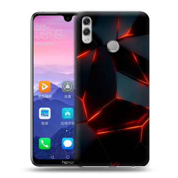 Пластиковый чехол на Huawei Honor 8X Max с принтом Яркие абстракции Пластиковый чехол на Huawei Honor 8X Max с принтом Яркие абстракции