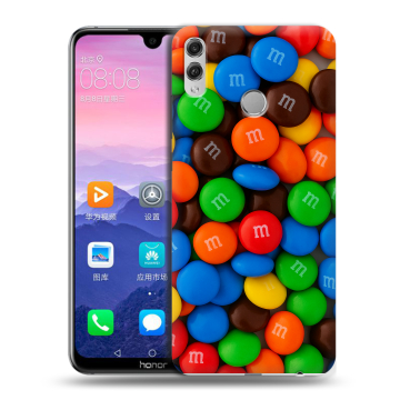 Пластиковый чехол на Huawei Honor 8X Max с принтом Конфеты Пластиковый чехол на Huawei Honor 8X Max с принтом Конфеты