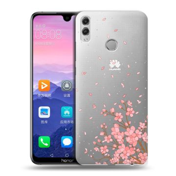 Пластиковый чехол на Huawei Honor 8X Max с принтом Ветка сакуры