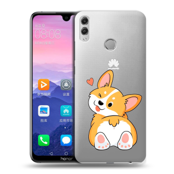 Пластиковый чехол на Huawei Honor 8X Max с принтом Корги