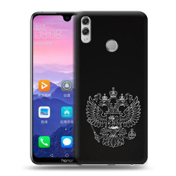 Пластиковый чехол на Huawei Honor 8X Max с принтом Герб России