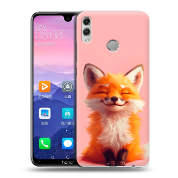 Пластиковый чехол на Huawei Honor 8X Max с принтом милая лиса