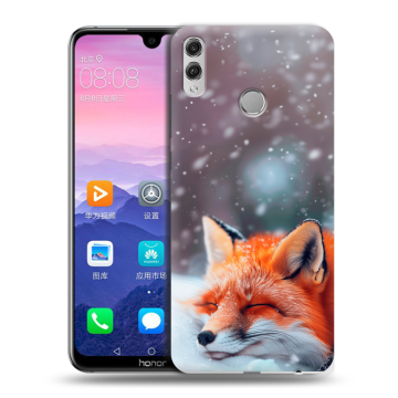 Пластиковый чехол на Huawei Honor 8X Max с принтом лиса