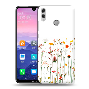 Пластиковый чехол на Huawei Honor 8X Max с принтом цветы