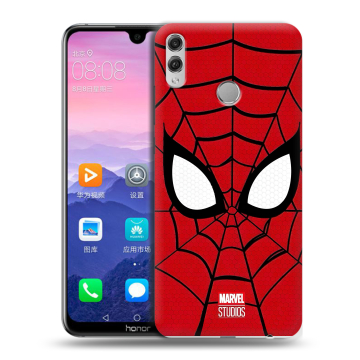 Пластиковый чехол на Huawei Honor 8X Max с принтом человек паук spiderman Пластиковый чехол на Huawei Honor 8X Max с принтом человек паук spiderman