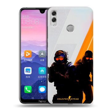 Пластиковый чехол на Huawei Honor 8X Max с принтом Контер страйк Counter strike