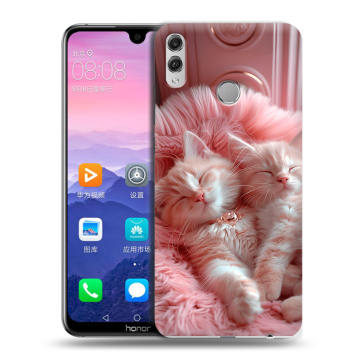 Пластиковый чехол на Huawei Honor 8X Max с принтом котята котики Пластиковый чехол на Huawei Honor 8X Max с принтом котята котики